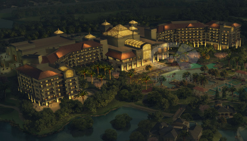 酒店景觀(guān)照明工程 酒店景觀(guān)照明工程