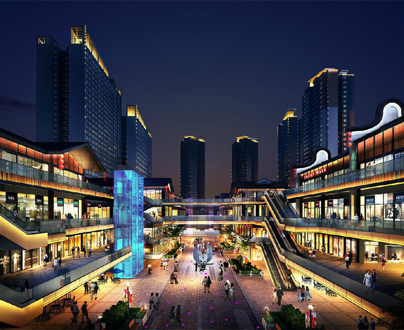 佛山三水天聚廣場泛光照明工程 佛山三水天聚廣場泛光照明工程