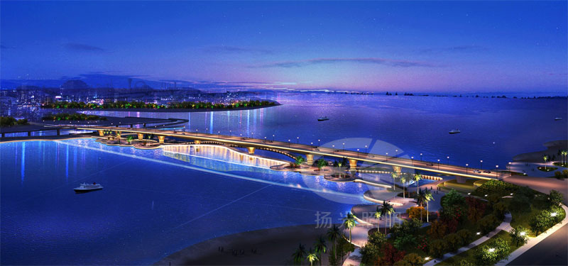 海南?；◢u夜游燈光