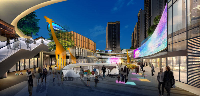 商場景觀照明工程設(shè)計(jì)效果圖三