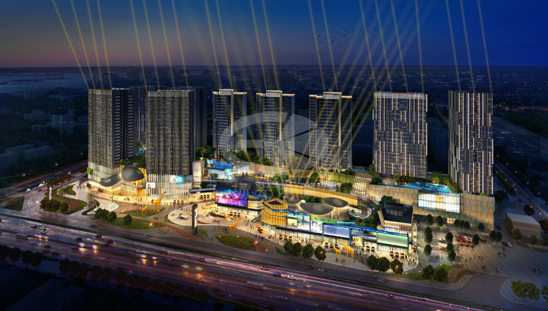 商場景觀照明工程設(shè)計(jì)效果圖一