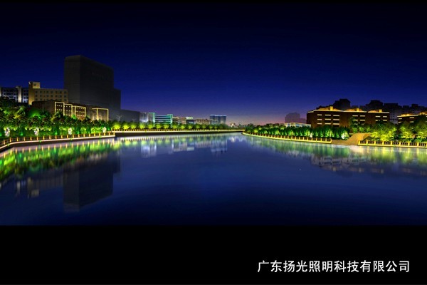 湖北咸寧淦河燈光設(shè)計