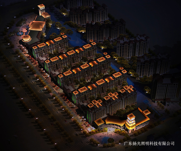 陽江利騰地產(chǎn):陽光馬德里亮化工程