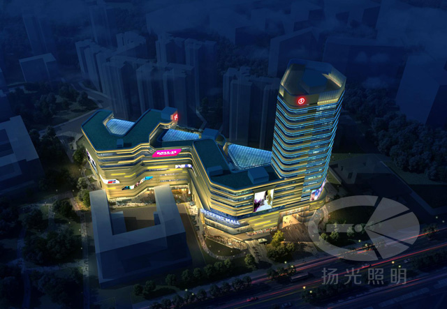 珠海?融德商業(yè)廣場景觀藝術(shù)照明設(shè)計