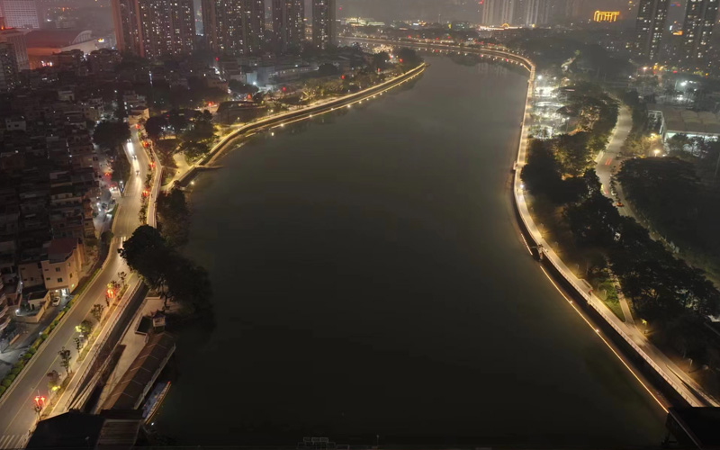 東莞市三江六岸濱水岸線示范段項目二期工程（莞城段）景觀照明工程